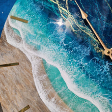 Load image into Gallery viewer, Ocean Geode 36&quot; Clock
