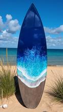 Load image into Gallery viewer, 4ft Surfboard Wave Wall Art

