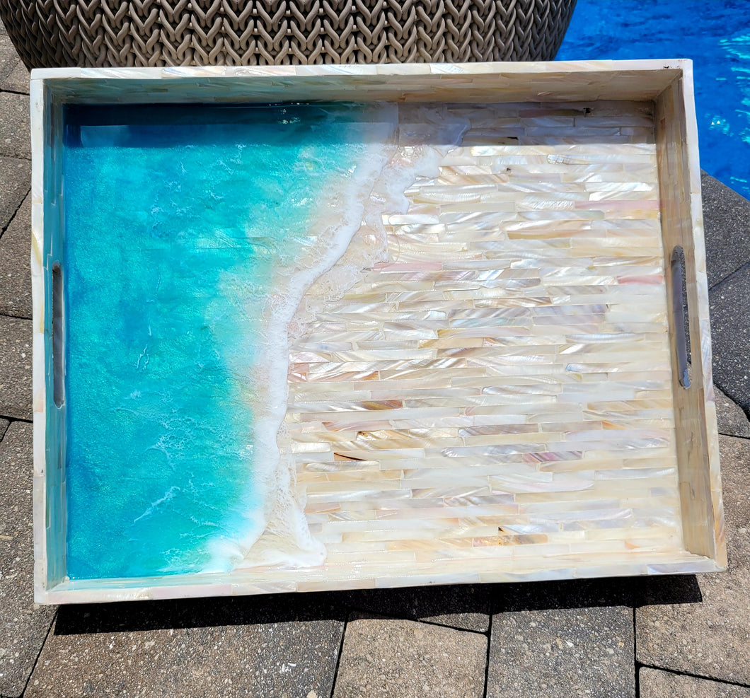 Shell Sofa Tray - Medium
