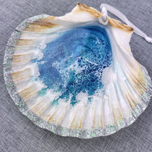 Load image into Gallery viewer, Scallop Shell Ocean Ornament - 2021
