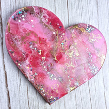 Load image into Gallery viewer, Pink Marble Heart - Ready to Ship!
