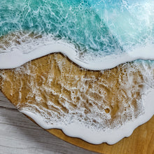 Load image into Gallery viewer, Ocean Wave Storage Basket Table
