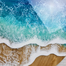 Load image into Gallery viewer, Ocean Wave Storage Basket Table
