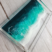 Load image into Gallery viewer, Green Ocean Wave Acrylic Tray
