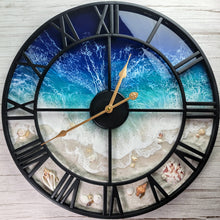 Load image into Gallery viewer, Beach Wave Clock - Ready to Ship
