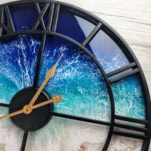 Load image into Gallery viewer, Beach Wave Clock - Ready to Ship
