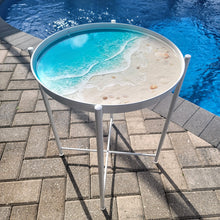 Load image into Gallery viewer, Gulf Beach Accent Table - Removable Tray Top
