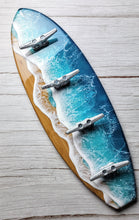 Load image into Gallery viewer, Surfboard Wave Towel Rack
