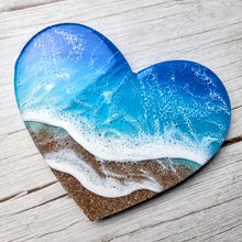 Load image into Gallery viewer, Glitter Beach Heart
