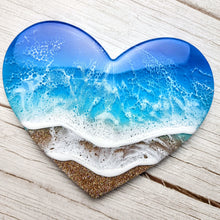 Load image into Gallery viewer, Glitter Beach Heart
