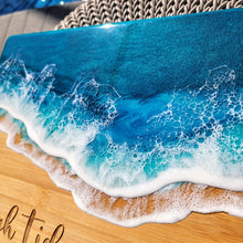 Load image into Gallery viewer, High Tides &amp; Good Vibes Serving Board
