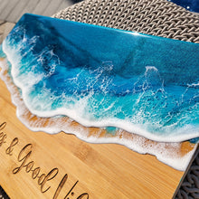 Load image into Gallery viewer, High Tides &amp; Good Vibes Serving Board
