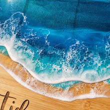 Load image into Gallery viewer, High Tides &amp; Good Vibes Serving Board
