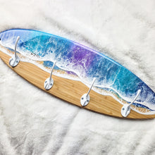 Load image into Gallery viewer, Made-to-Order Surfboard Wave Towel Rack
