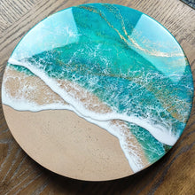 Load image into Gallery viewer, Round Ocean Series #3
