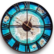Load image into Gallery viewer, Tropical Beach Clock
