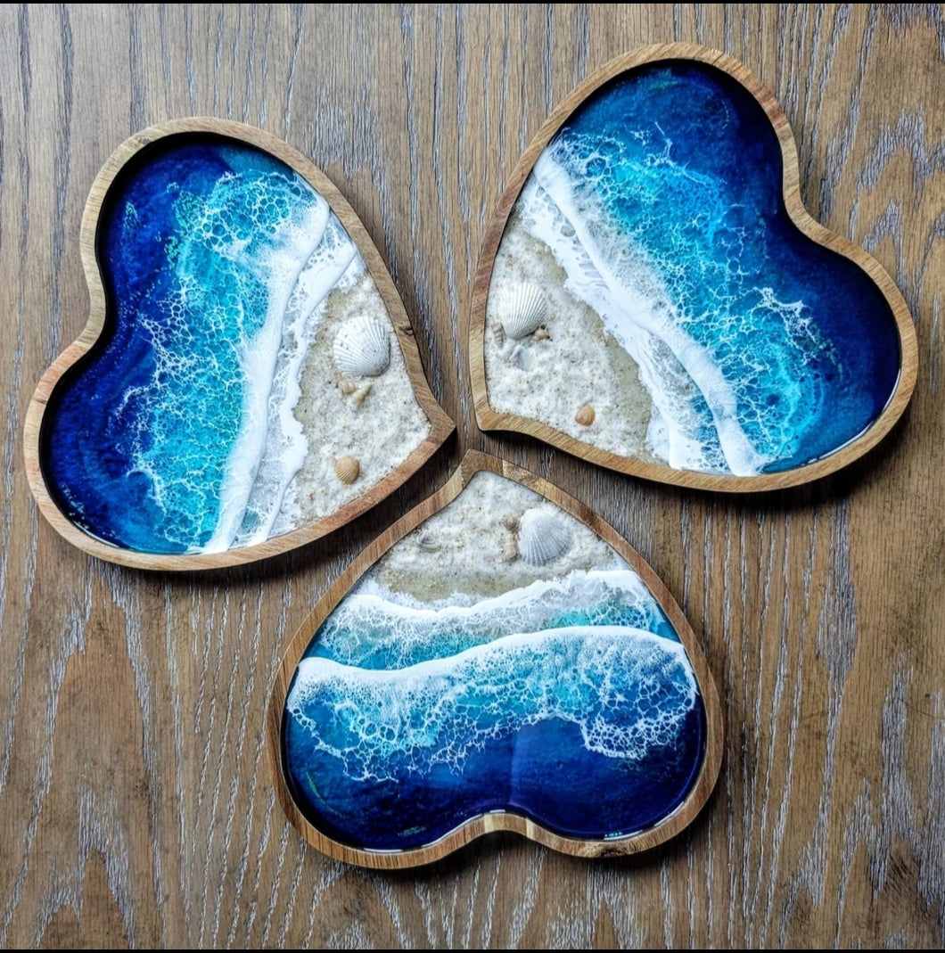 Made-to-Order Heart Beach Scene