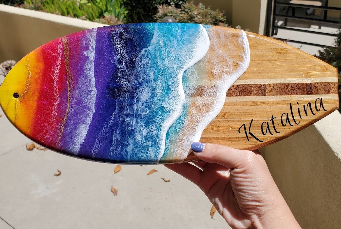 SMALL SURFBOARD SERVING BOARD