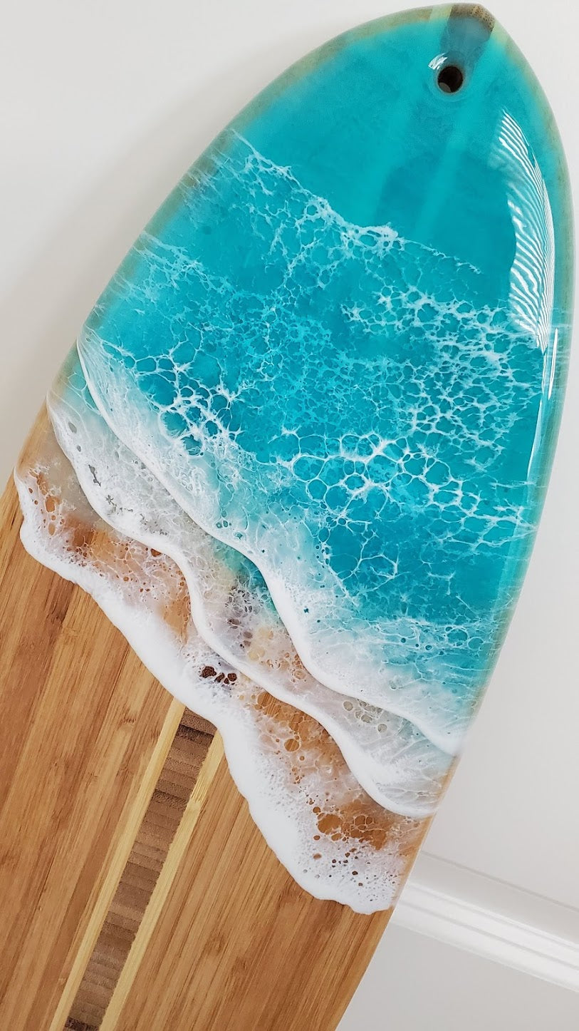 Made-to-Order Surfboard Serving Board